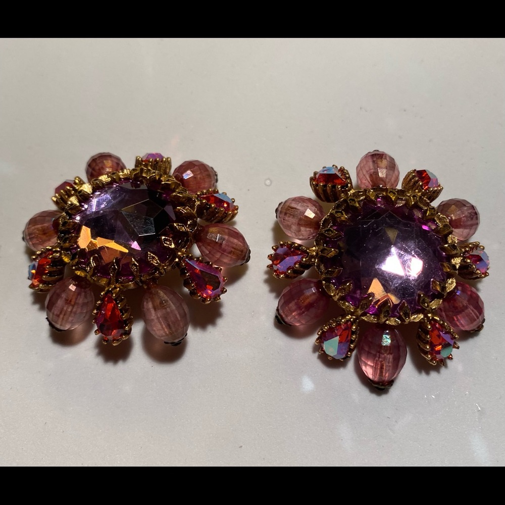 Jay Strongwater Earrings: Purple/Lavender/Firepin… - image 5